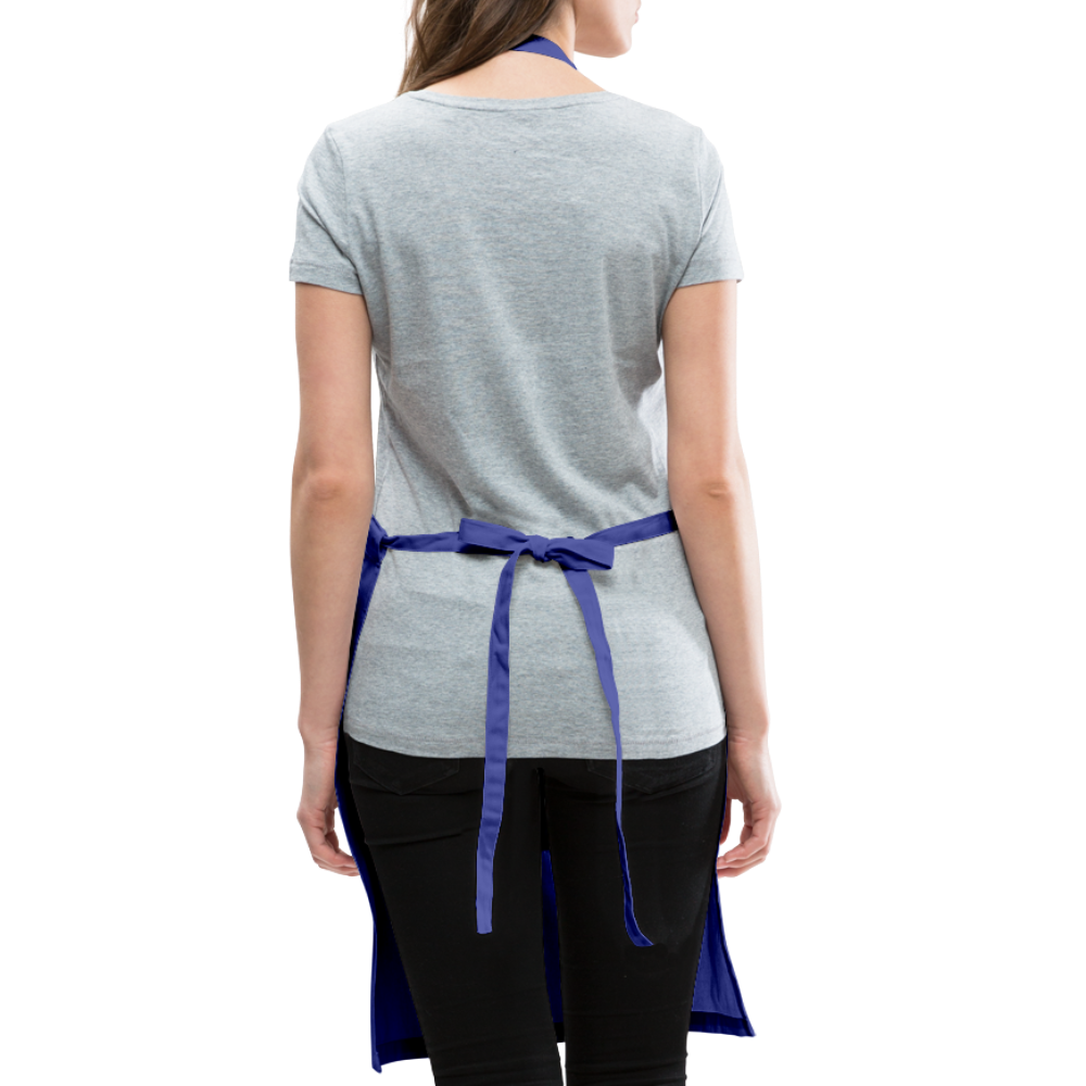 Be The Change You Want To See In The World Adjustable Apron - royal blue