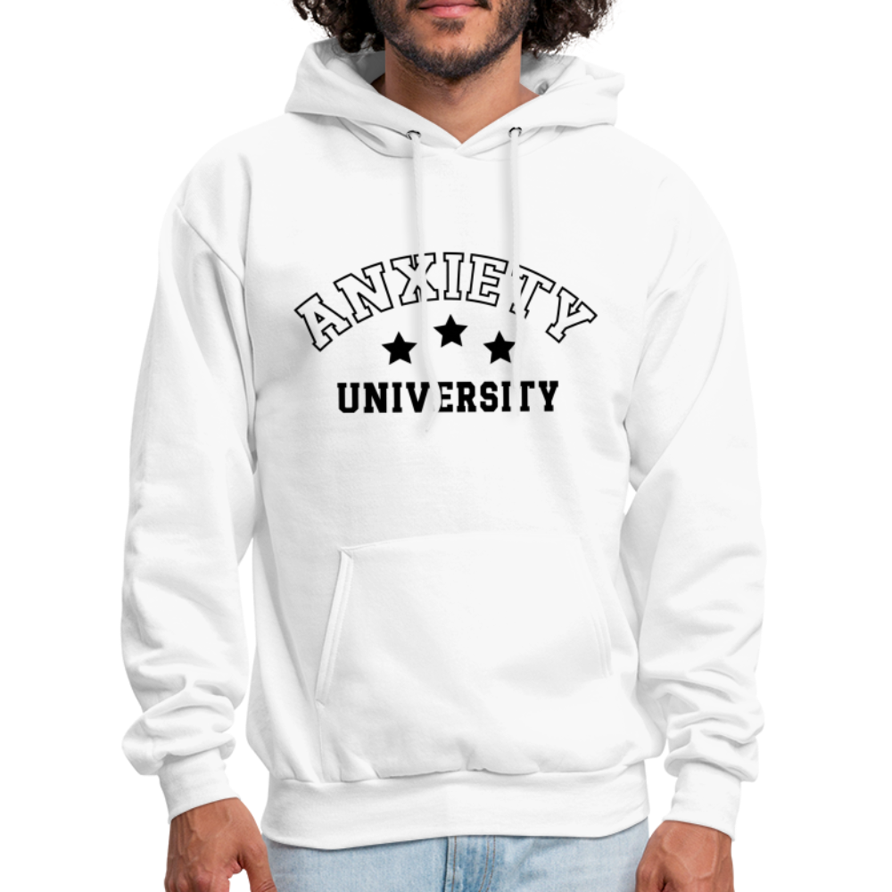 Anxiety University Hoodie - white