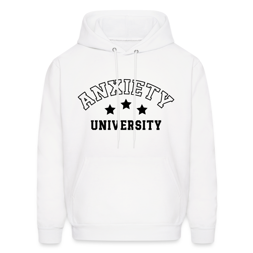 Anxiety University Hoodie - white