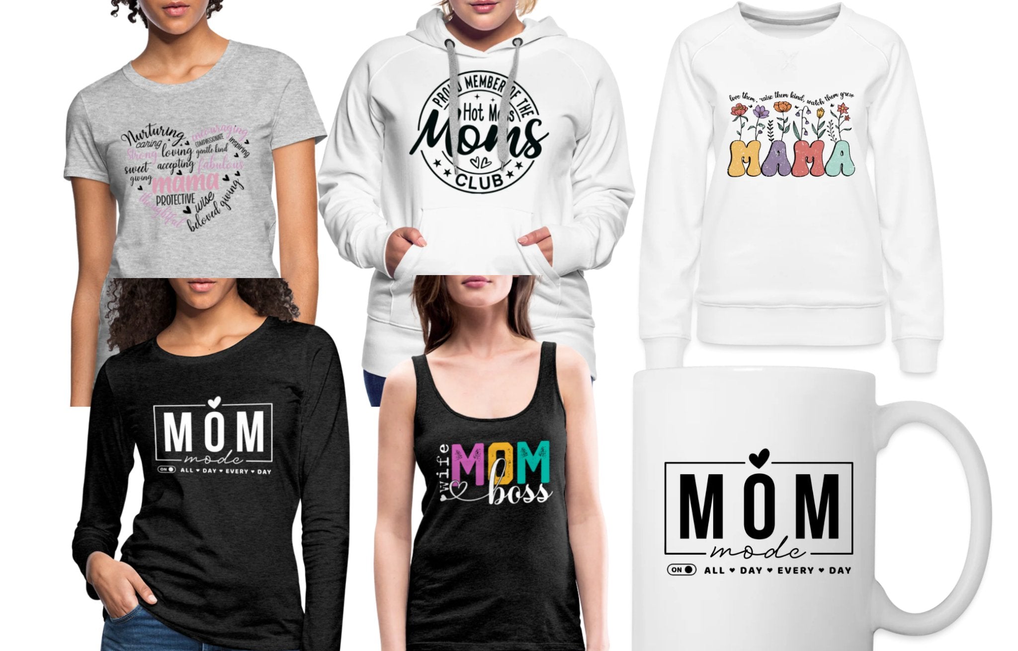 Mother's Day Gift Ideas: T-Shirts, Hoodies, Sweatshirts, and Mugs - Our Life Store