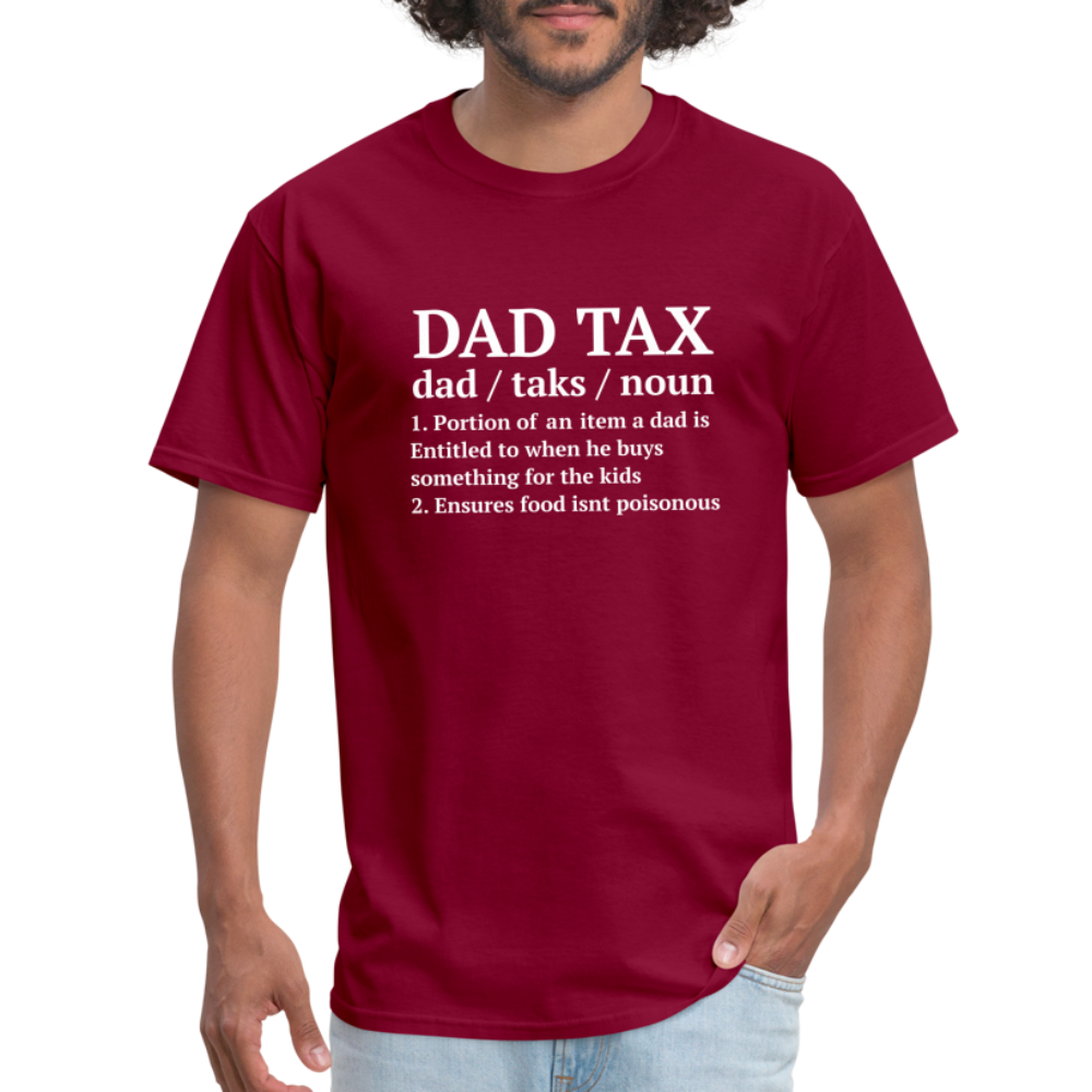 Definition of the Dad Tax T-Shirt - burgundy