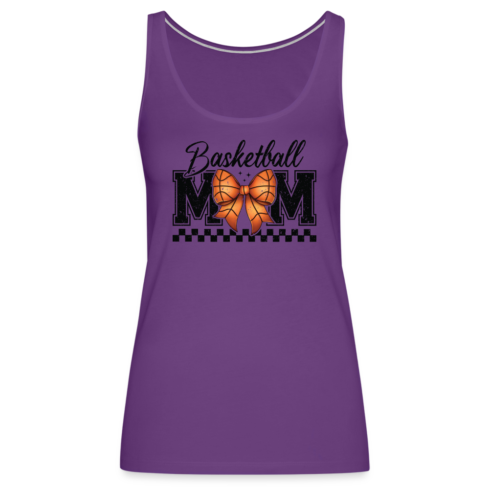 Basketball Mom Premium Tank Top - purple