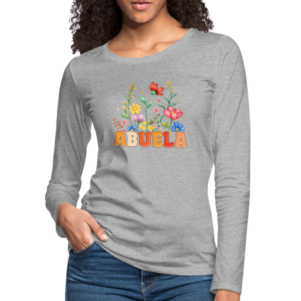 Abuela Premium Long Sleeve T-Shirt - heather gray