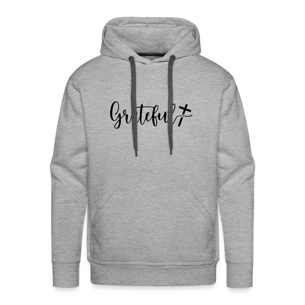 Grateful Men’s Premium Hoodie - heather grey