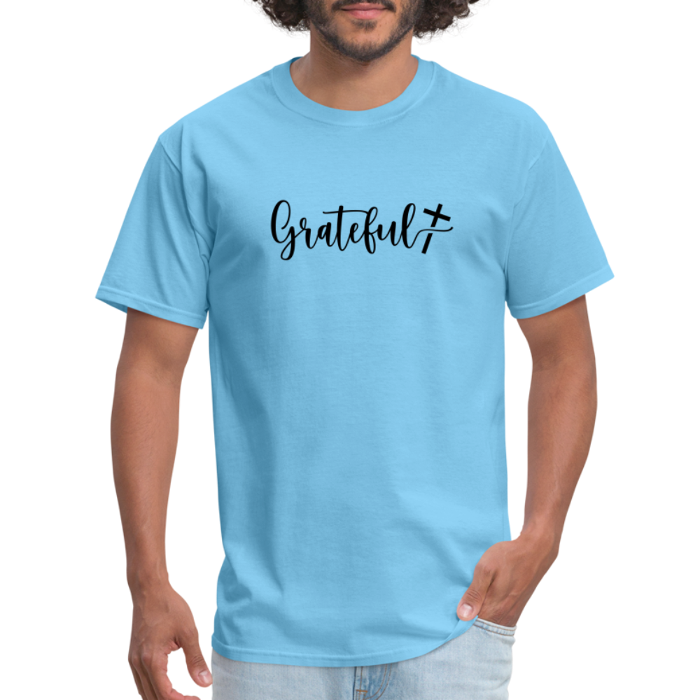 Grateful T-Shirt - aquatic blue