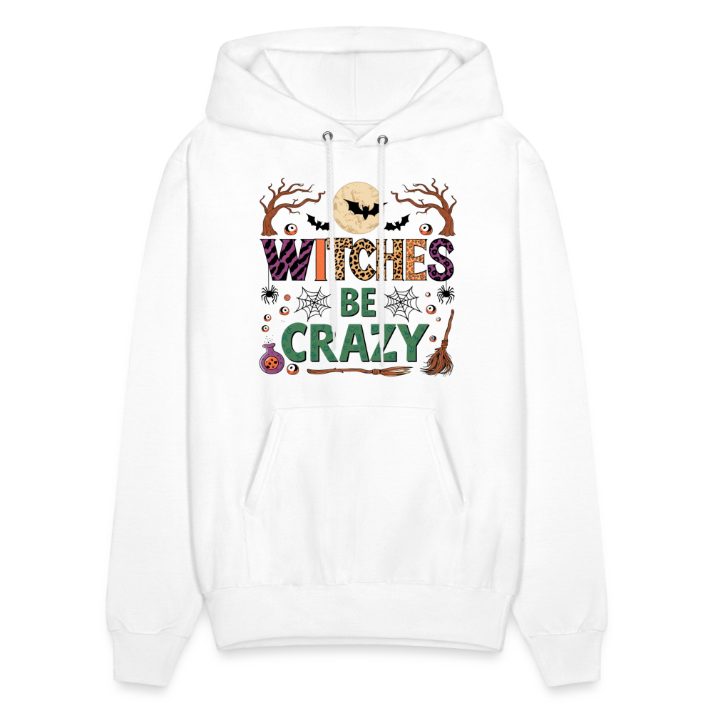 Witches Be Crazy Hoodie (Halloween Witch) - white