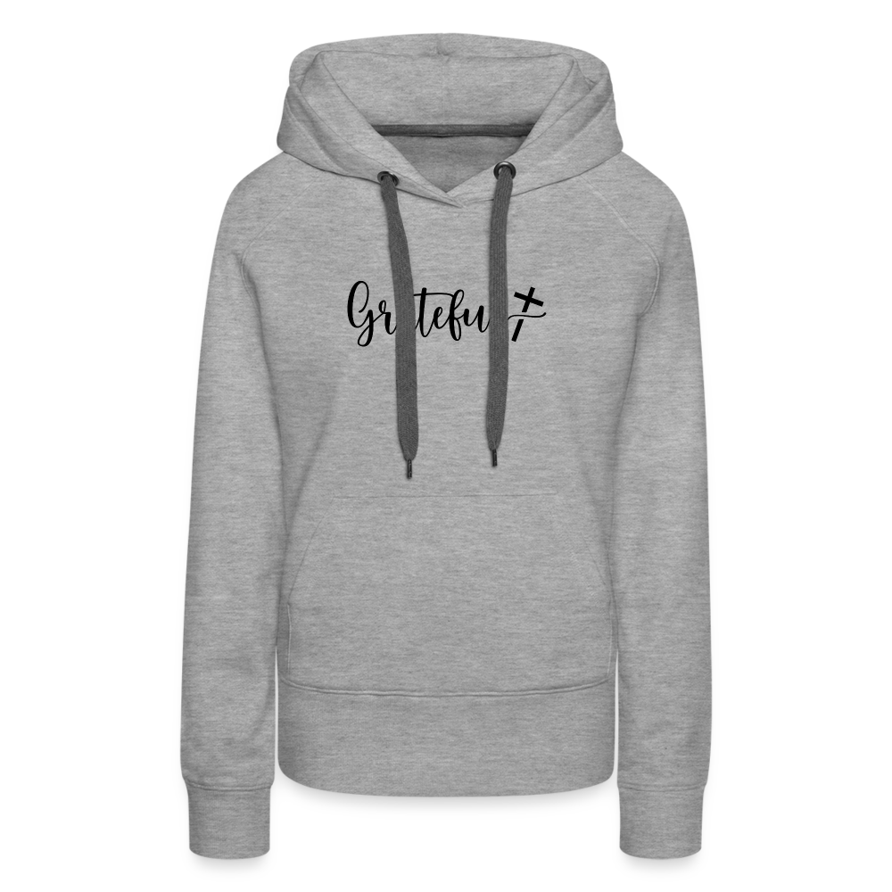 Grateful Women’s Premium Hoodie - heather grey