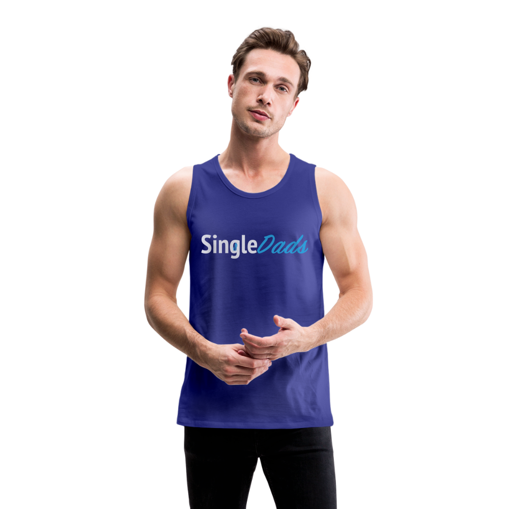 SingleDads Men’s Premium Tank Top - royal blue