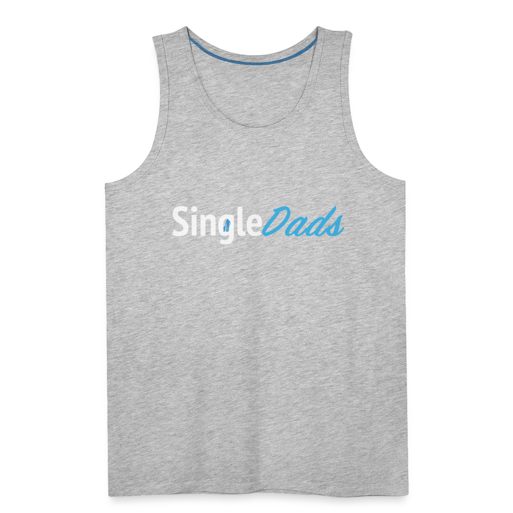 SingleDads Men’s Premium Tank Top - heather gray