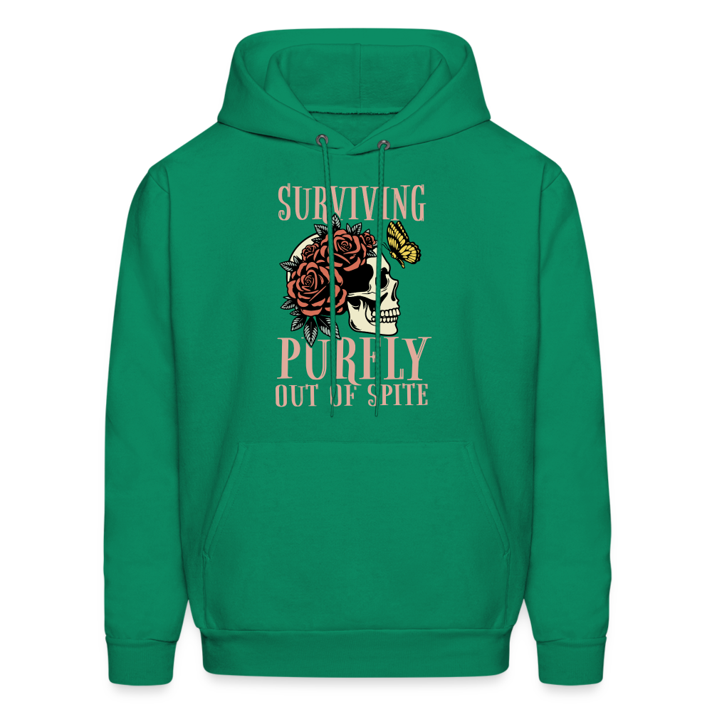 Surviving Purely Out Of Spite Hoodie - kelly green