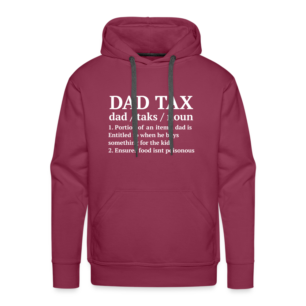 Definition of the Dad Tax Premium Hoodie - burgundy