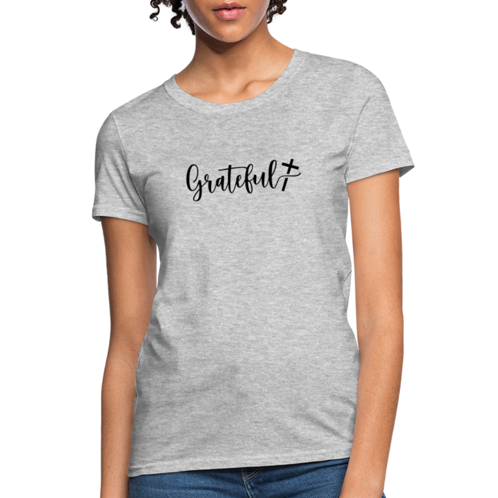 Grateful Women's T-Shirt - heather gray