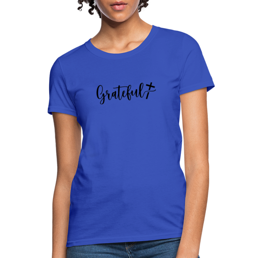 Grateful Women's T-Shirt - royal blue