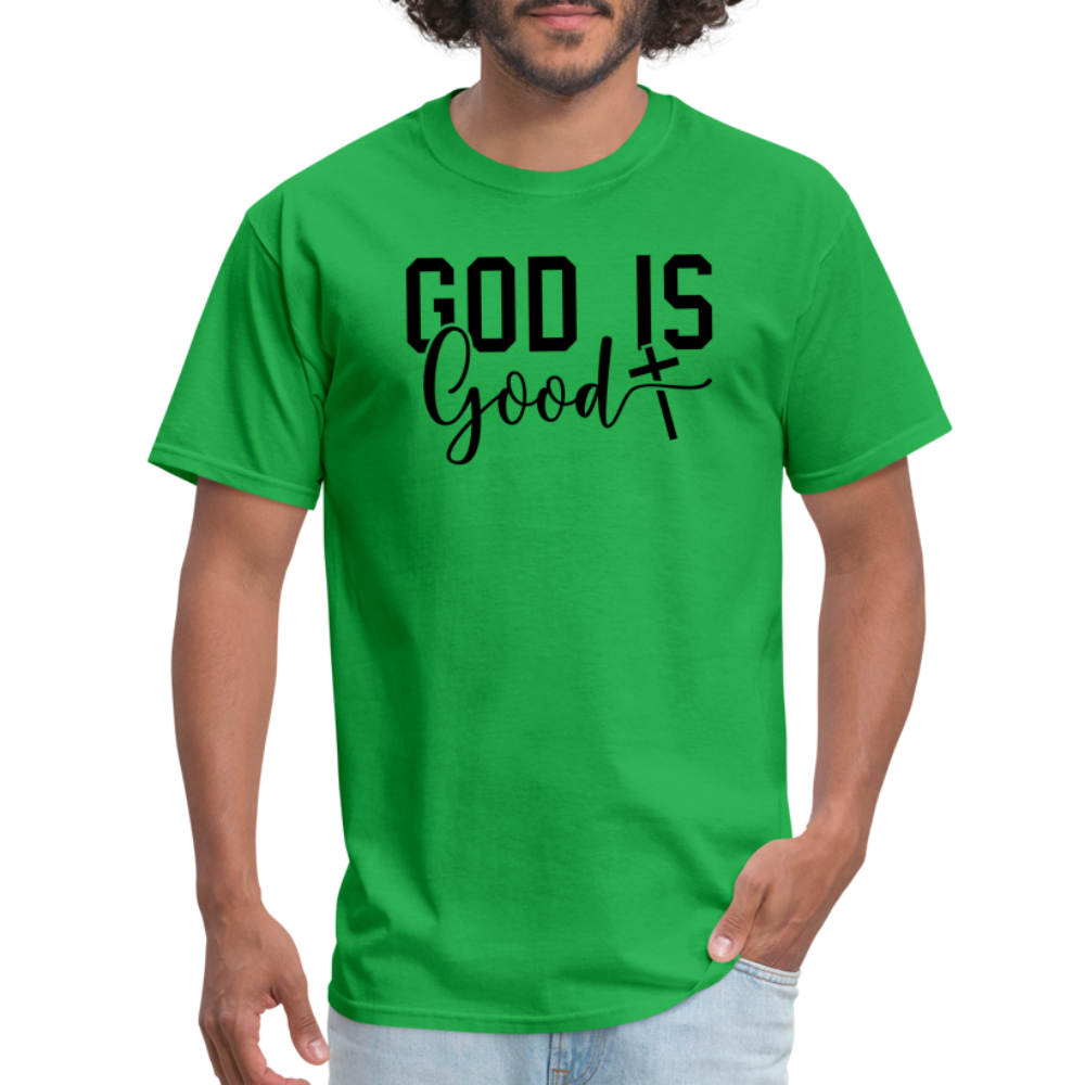 God is Good T-Shirt - bright green