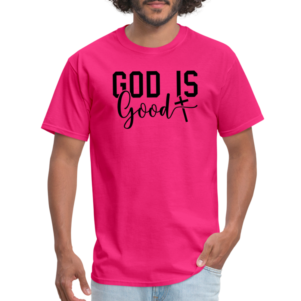 God is Good T-Shirt - fuchsia