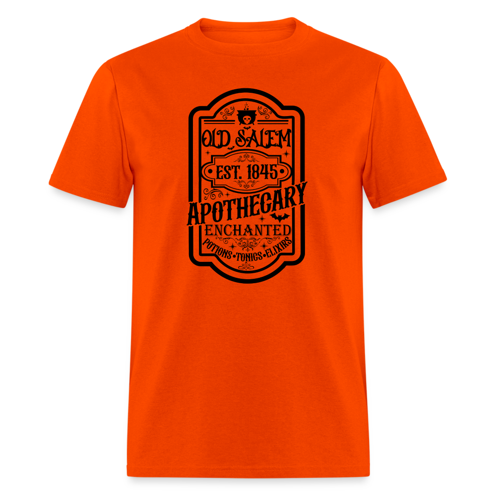 Old Salem Enchanted Apothecary T-Shirt (Halloween) - orange