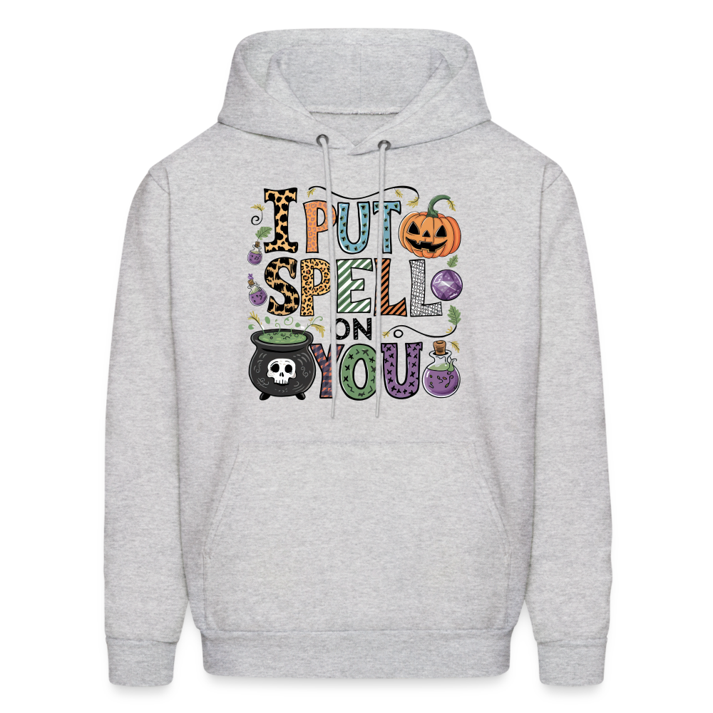 I Put Spell On You Hoodie (Halloween Witch) - ash 