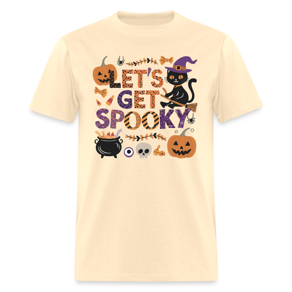 Let's Get Spooky T-Shirt (Halloween Witch) - natural