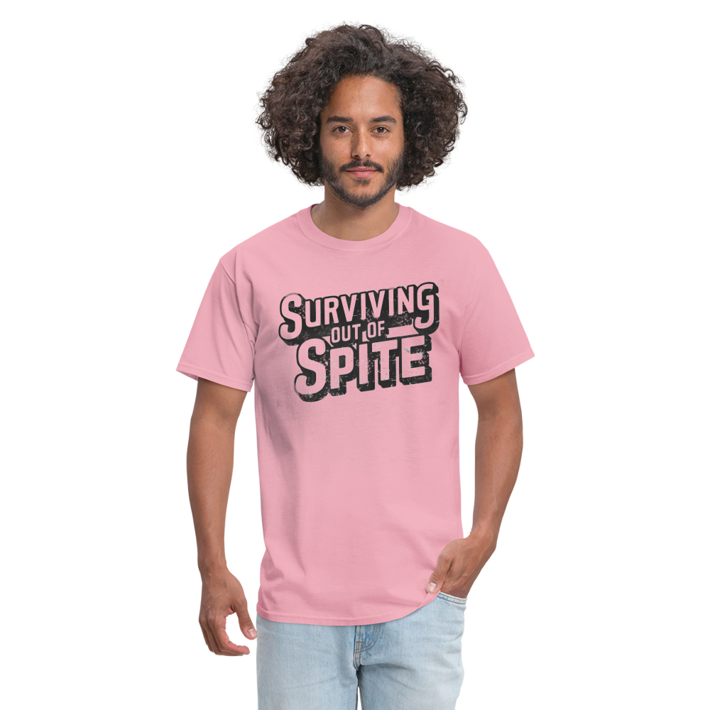 Surviving Out Of Spite T-Shirt - pink