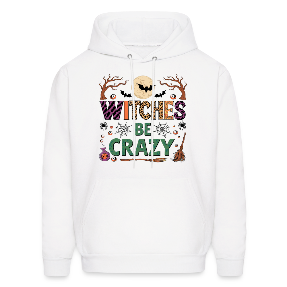 Witches Be Crazy Hoodie (Halloween Witch) - white