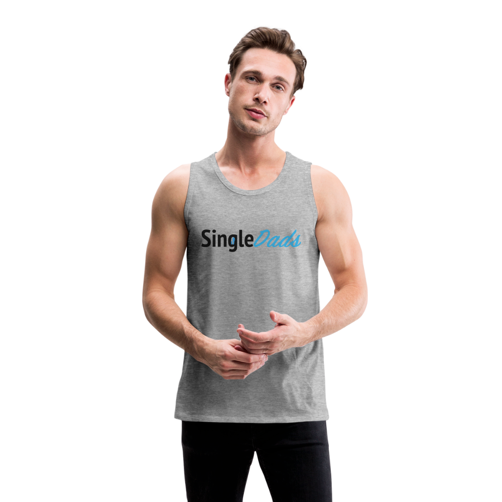 SingleDads Men’s Premium Tank Top - heather gray