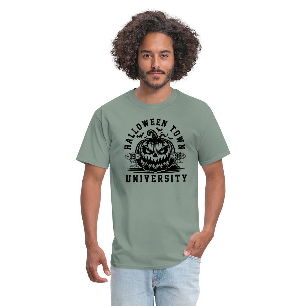 Halloween Town University T-Shirt (Halloween) - sage