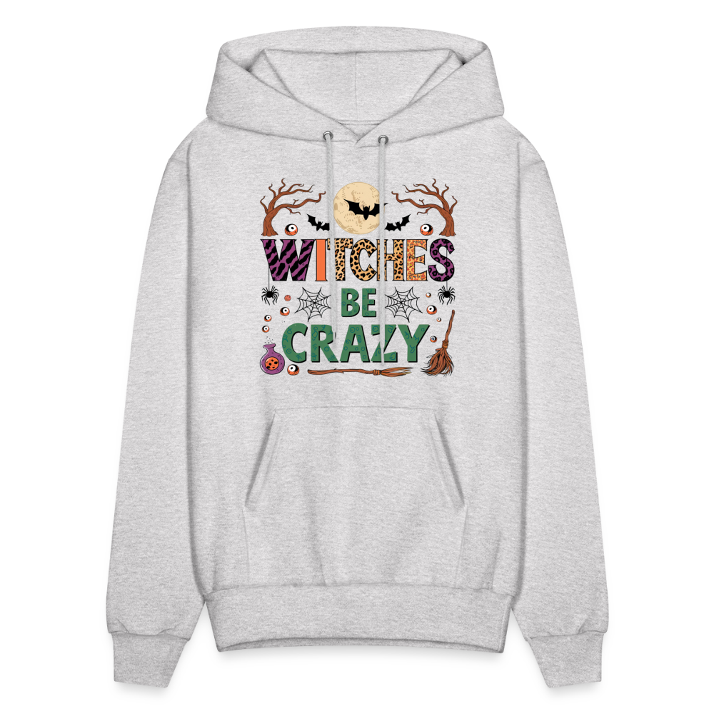 Witches Be Crazy Hoodie (Halloween Witch) - ash 