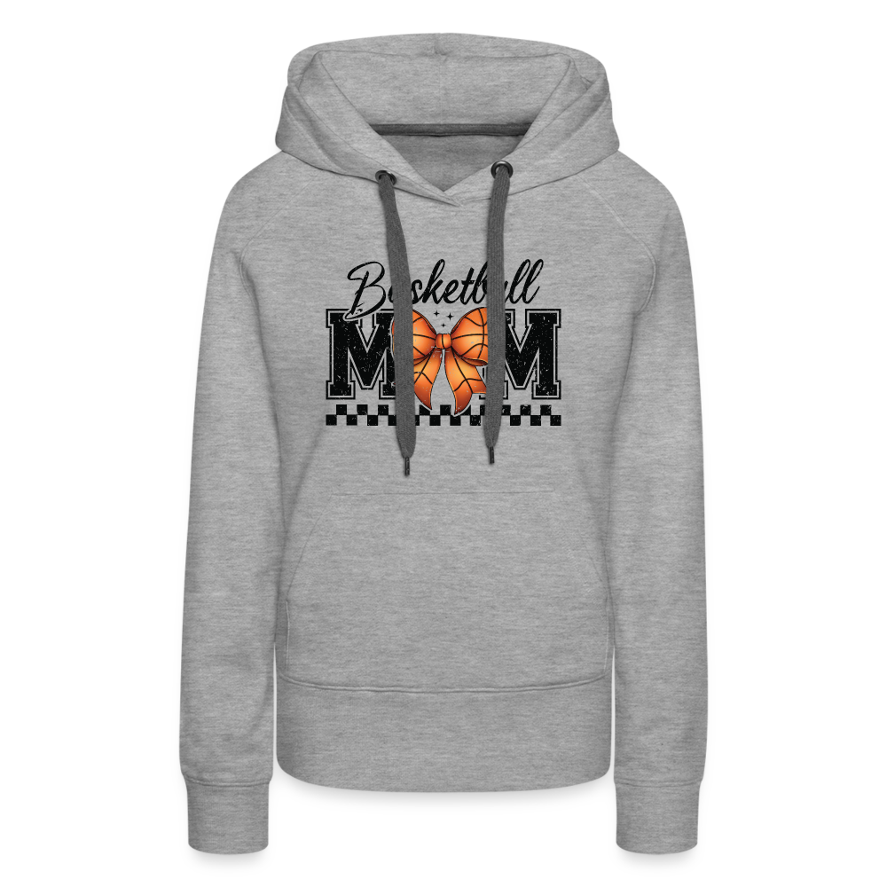 Basketball Mom Premium Hoodie - heather grey