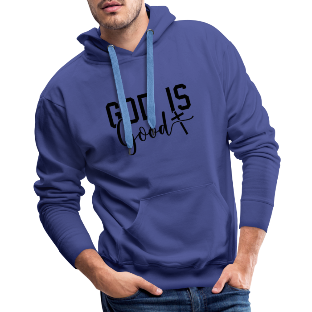 God is Good Men’s Premium Hoodie - royal blue