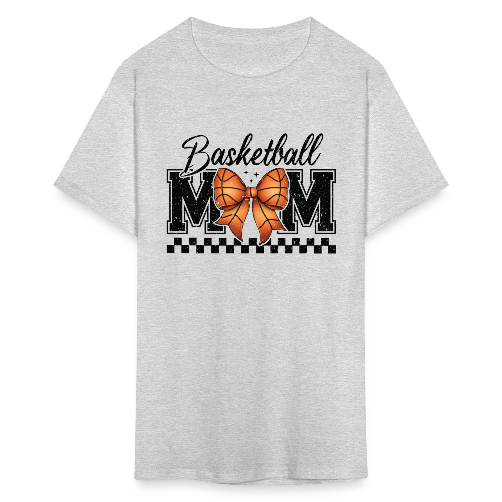 Basketball Mom T-Shirt - heather gray