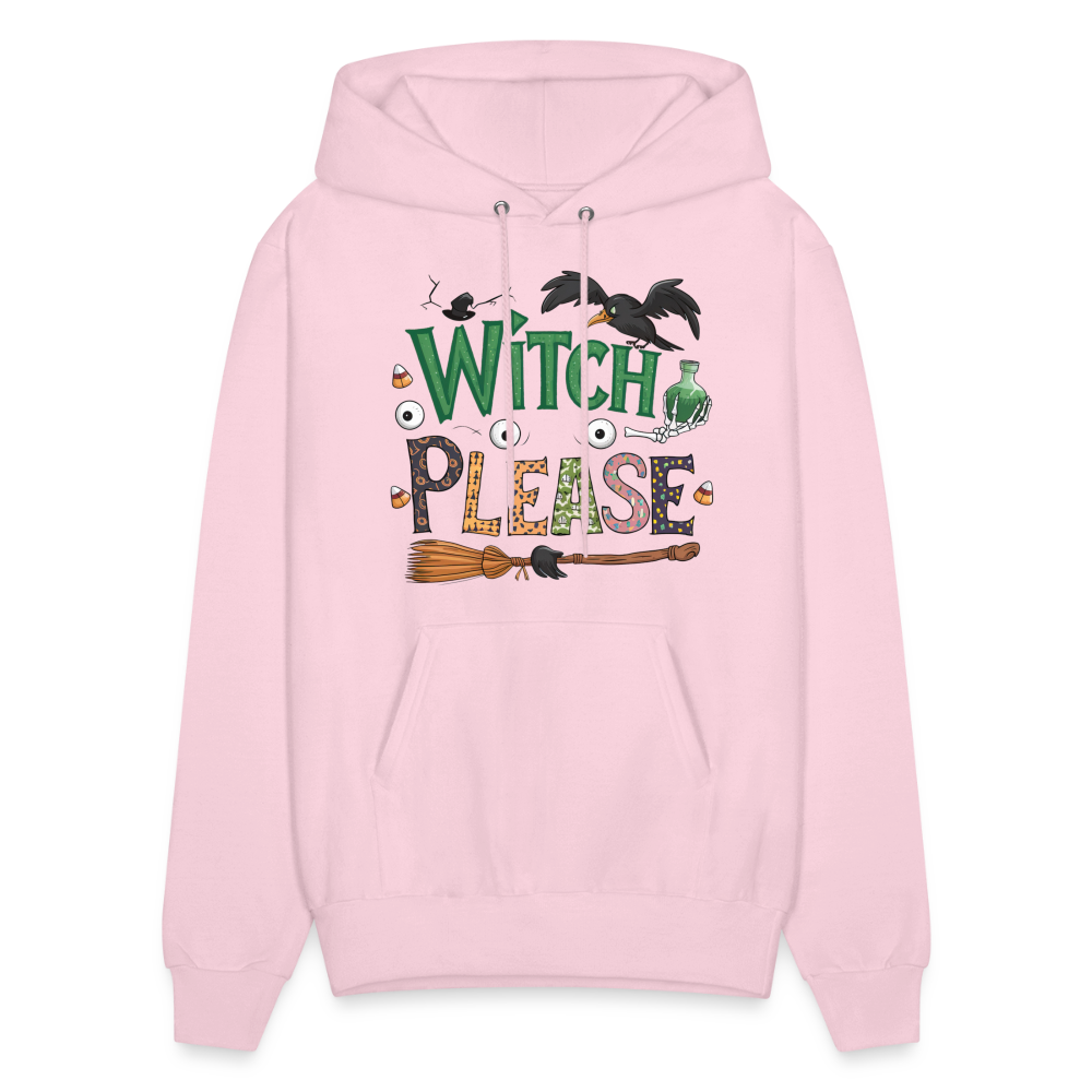 Witch Please Hoodie (Halloween Witch) - pale pink