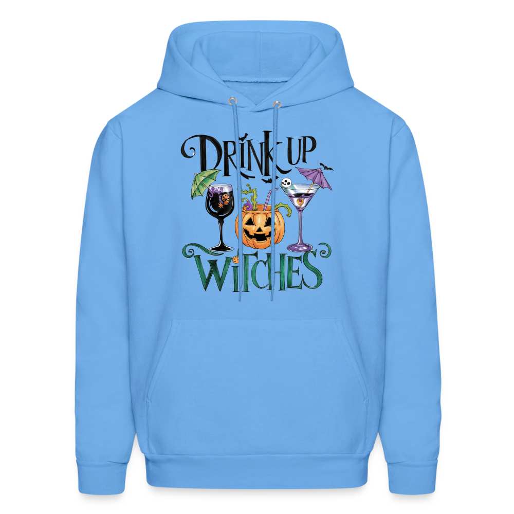 Drink Up Witches Hoodie (Halloween Witch) - carolina blue