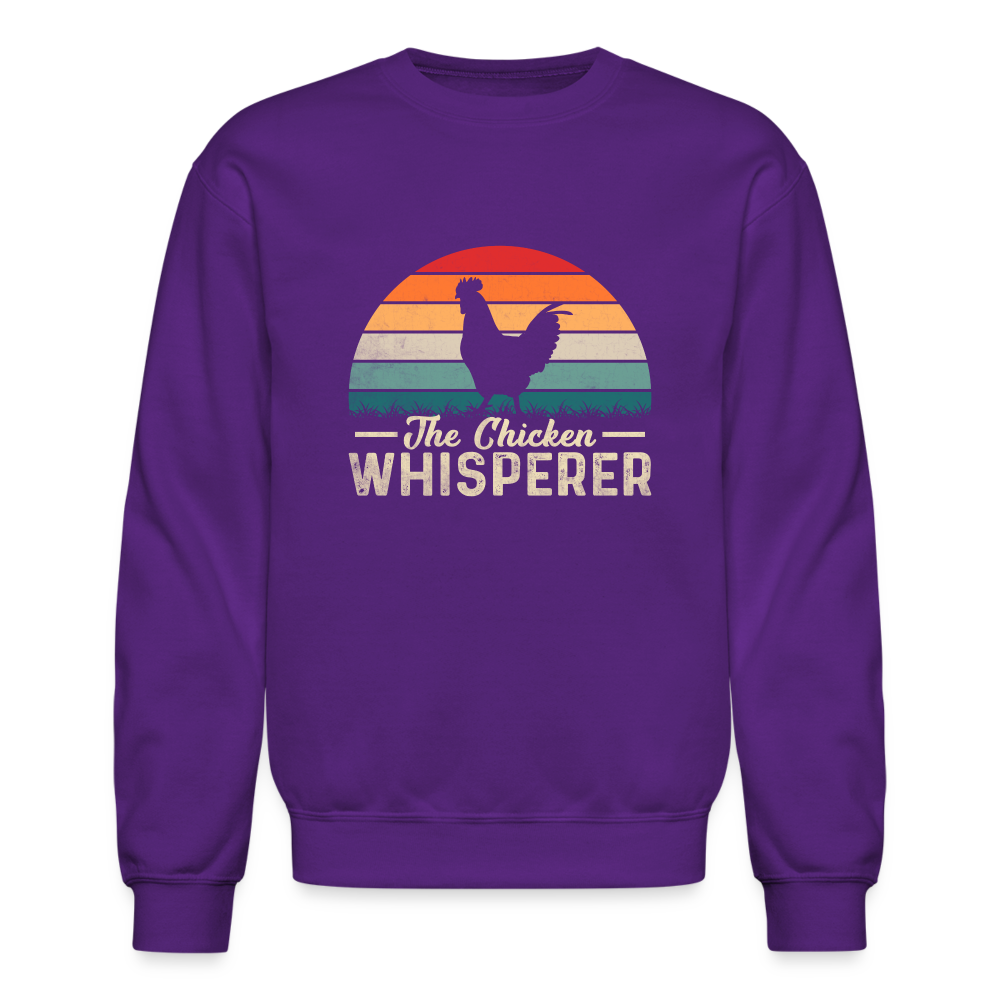 The Chicken Whisperer Sweatshirt - purple