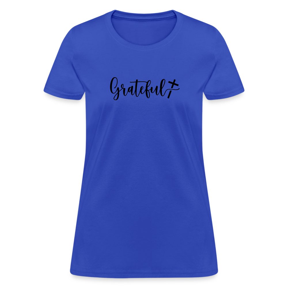 Grateful Women's T-Shirt - royal blue