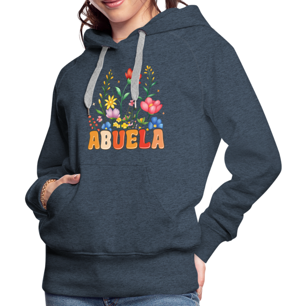 Abuela Women’s Premium Hoodie - heather denim