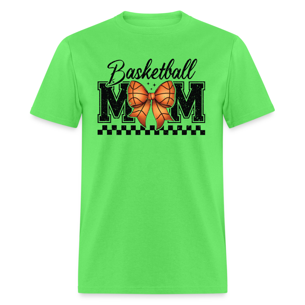 Basketball Mom T-Shirt - kiwi