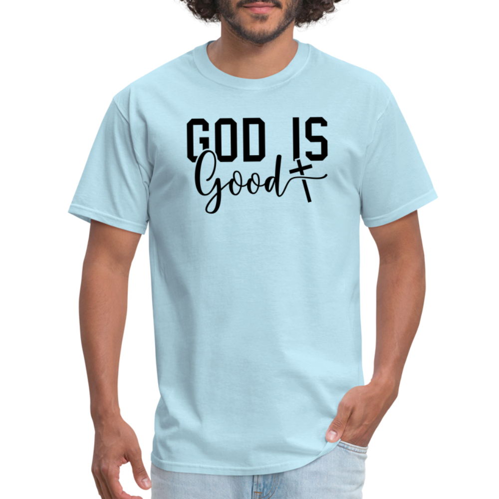 God is Good T-Shirt - powder blue