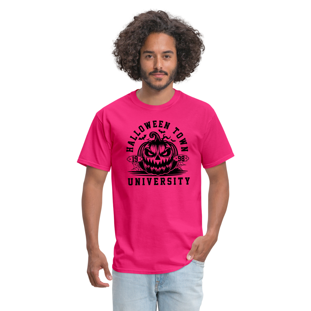 Halloween Town University T-Shirt (Halloween) - fuchsia