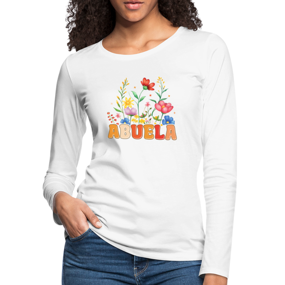 Abuela Premium Long Sleeve T-Shirt - white