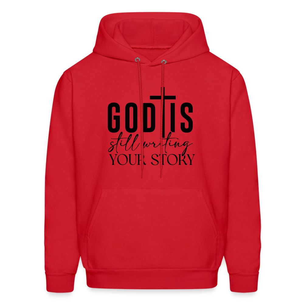 God Is Still Writing Your Story Hoodie - red