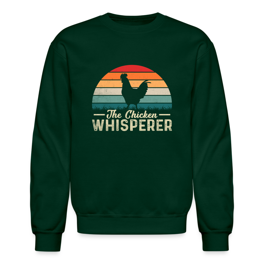 The Chicken Whisperer Sweatshirt - forest green