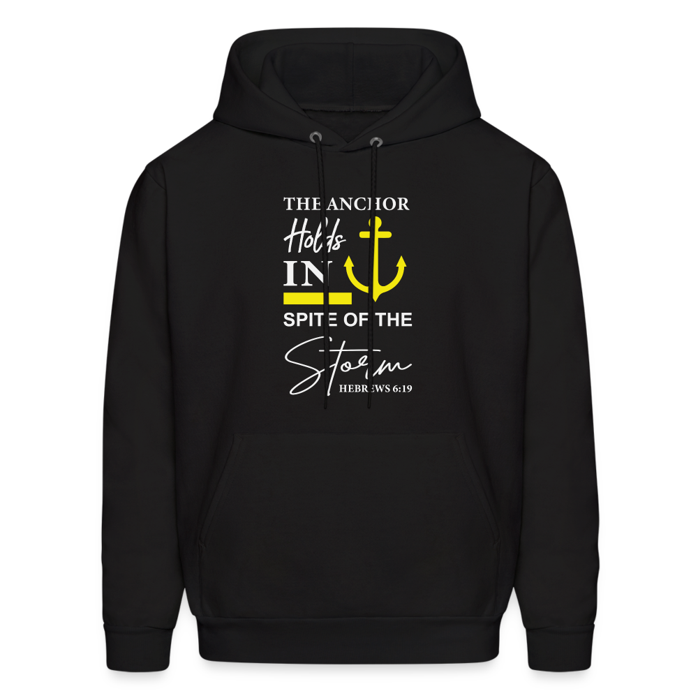 The Anchor Holds in Spite of the Storm (Hebrews 6:19) Hoodie - black