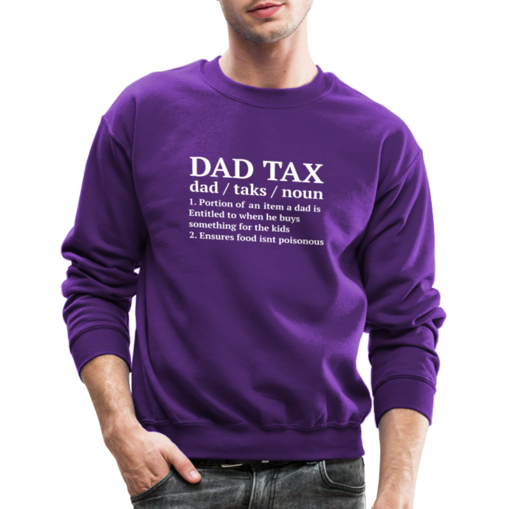 Definition of the Dad Tax Sweatshirt - purple