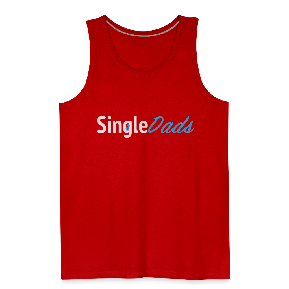 SingleDads Men’s Premium Tank Top - red