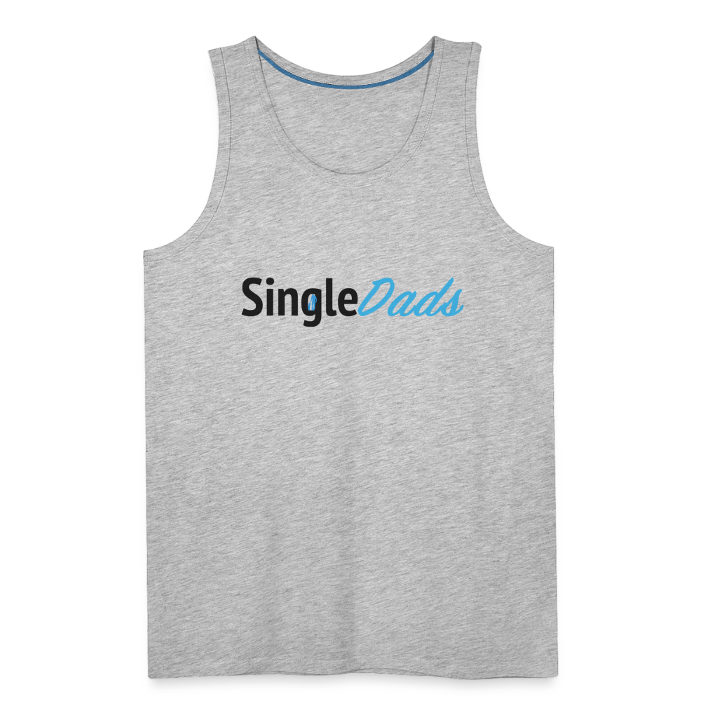 SingleDads Men’s Premium Tank Top - heather gray