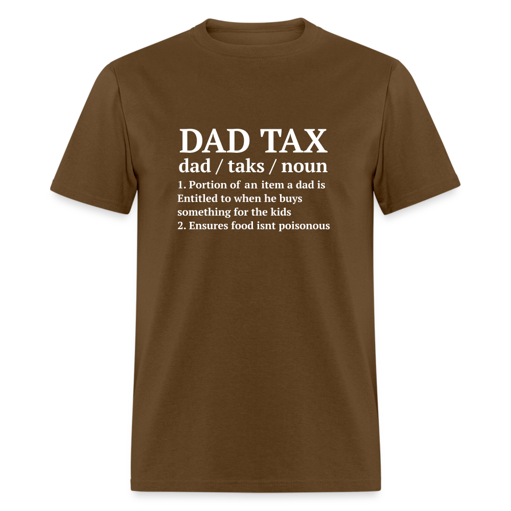 Definition of the Dad Tax T-Shirt - brown