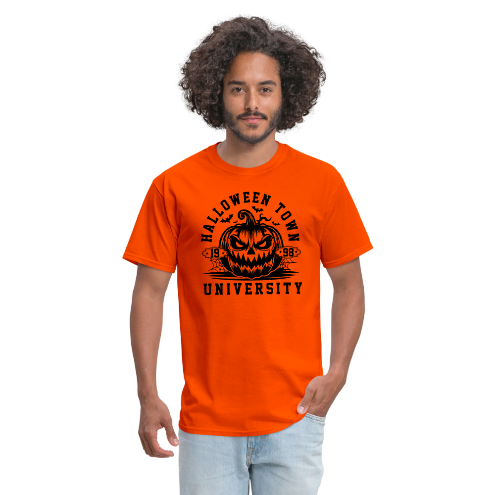 Halloween Town University T-Shirt (Halloween) - orange