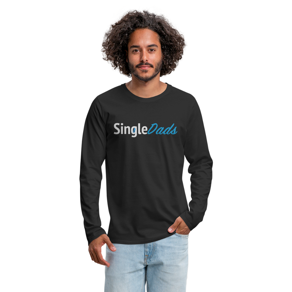 SingleDads Men's Premium Long Sleeve T-Shirt - black