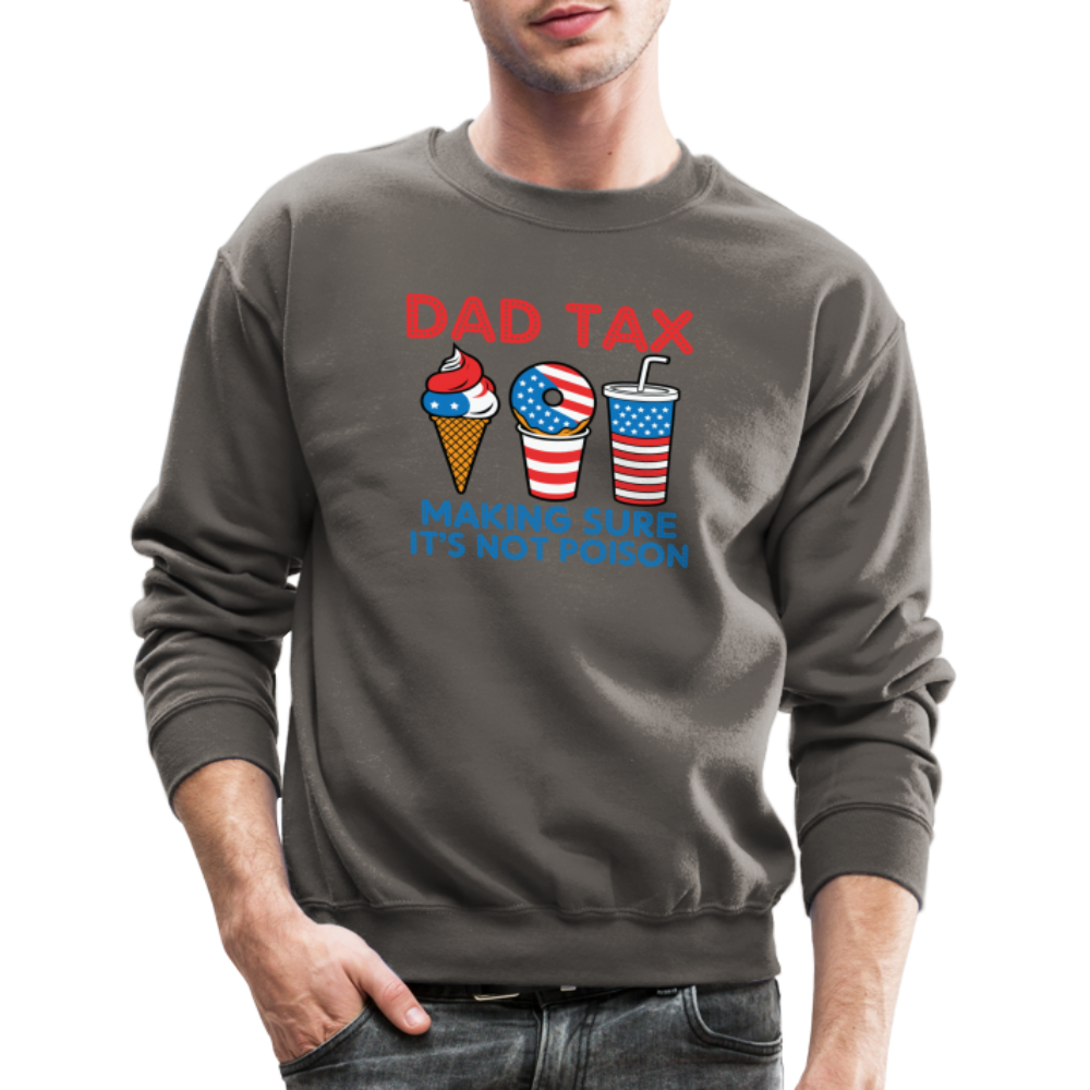 Dad Tax (Red White Blue) Sweatshirt - asphalt gray