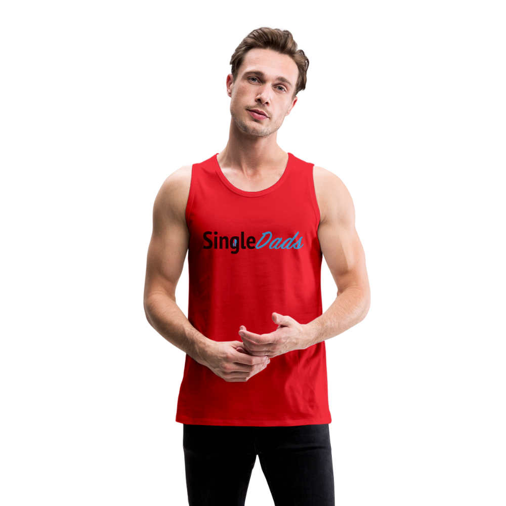 SingleDads Men’s Premium Tank Top - red